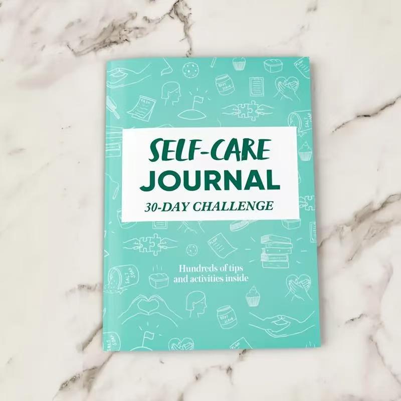 Fitness Journal Planner - 30-Day Self-Care Challenge Journal, Thick Paper