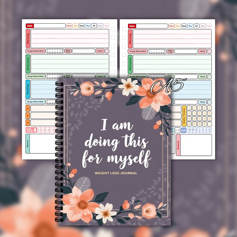 A5 Weight Loss Diary, Daily Ac - огляд і ціна Fitness Journal Planner