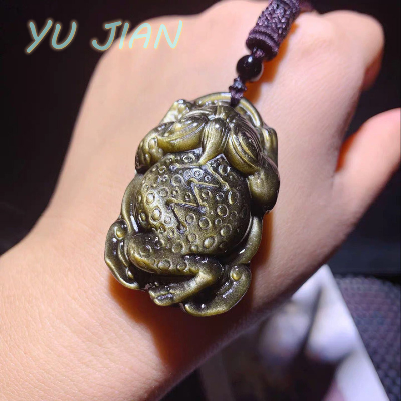 Natural Gold-Obsidian Pendant  - огляд і ціна Longevity Health & Wellness Hotel