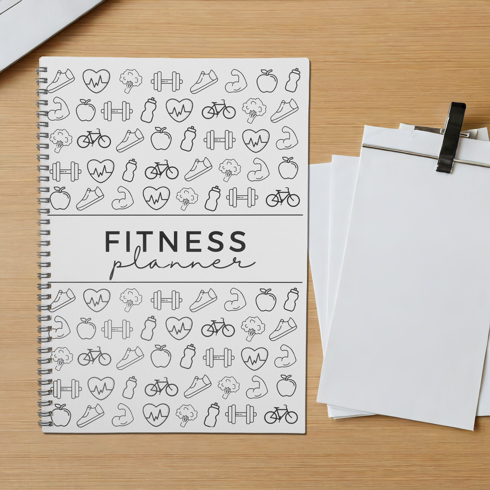 Fitness Planner Fitness Workou - огляд і ціна Fitness Journal Planner