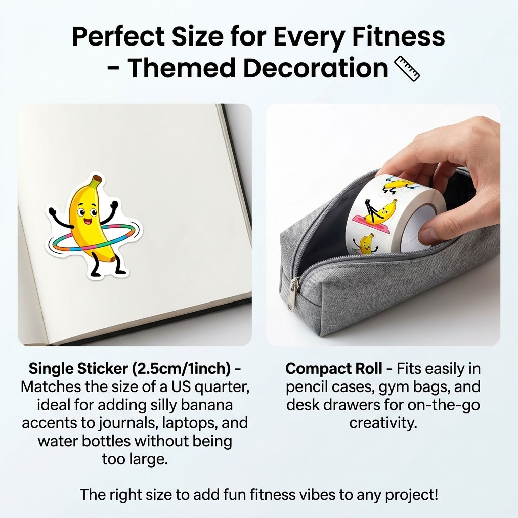 500Pcs Funny Fitness Banana St - огляд і ціна Fitness Journal Planner