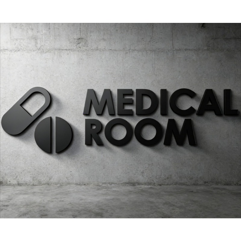 Medical Room Sign - Acrylic 3D - огляд і ціна Health Wellness Clinic