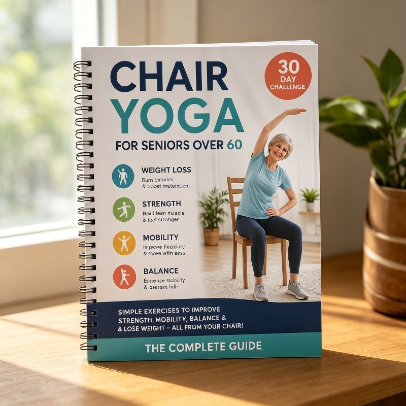30 Day Chair Yoga Training Gui - огляд і ціна Fitness Journal Planner