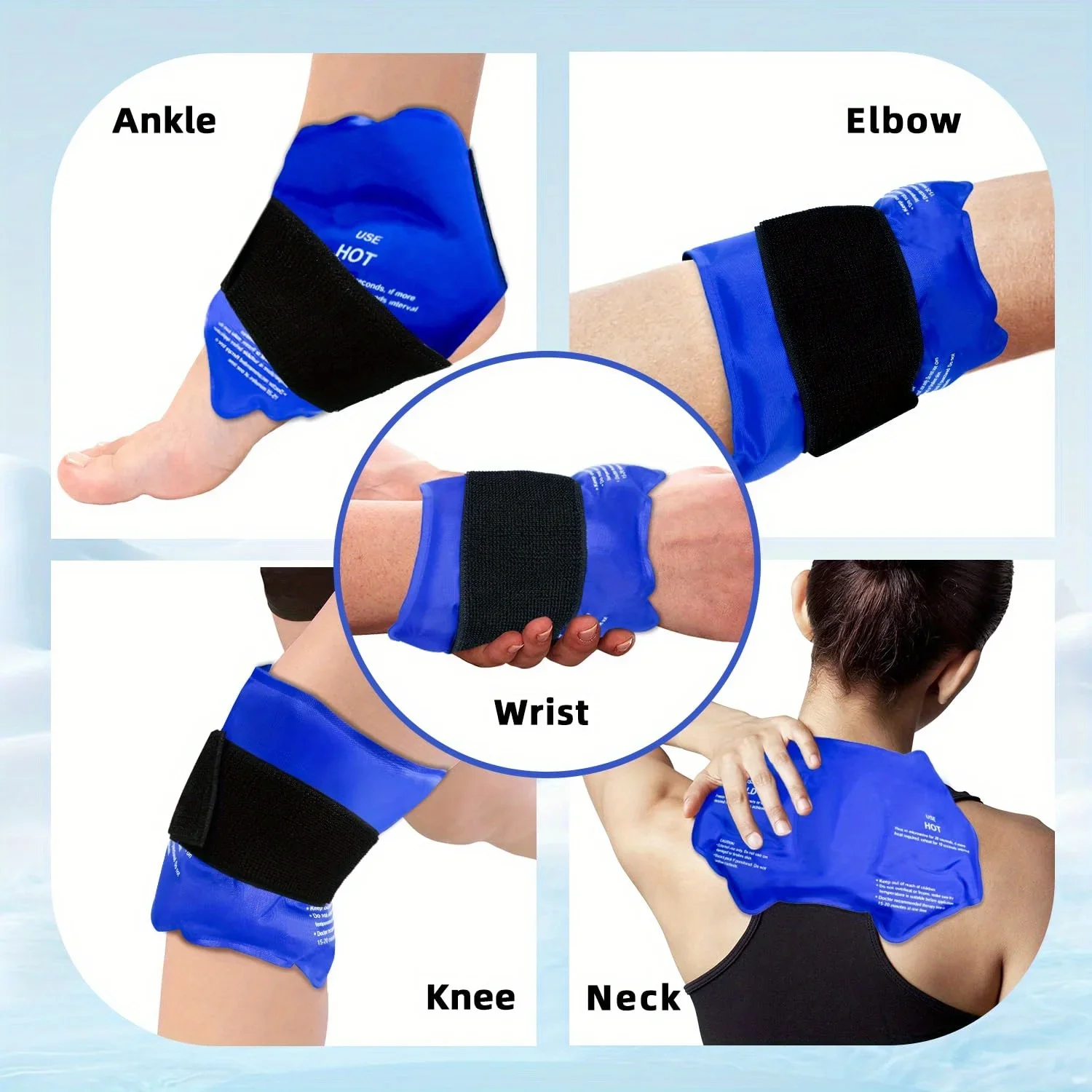 Reusable Dual-Side Nylon Ankle - огляд і ціна Health Wellness Activities